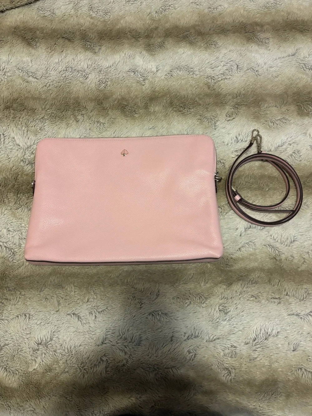 Kate Spade Pink Leather Laptop Bag